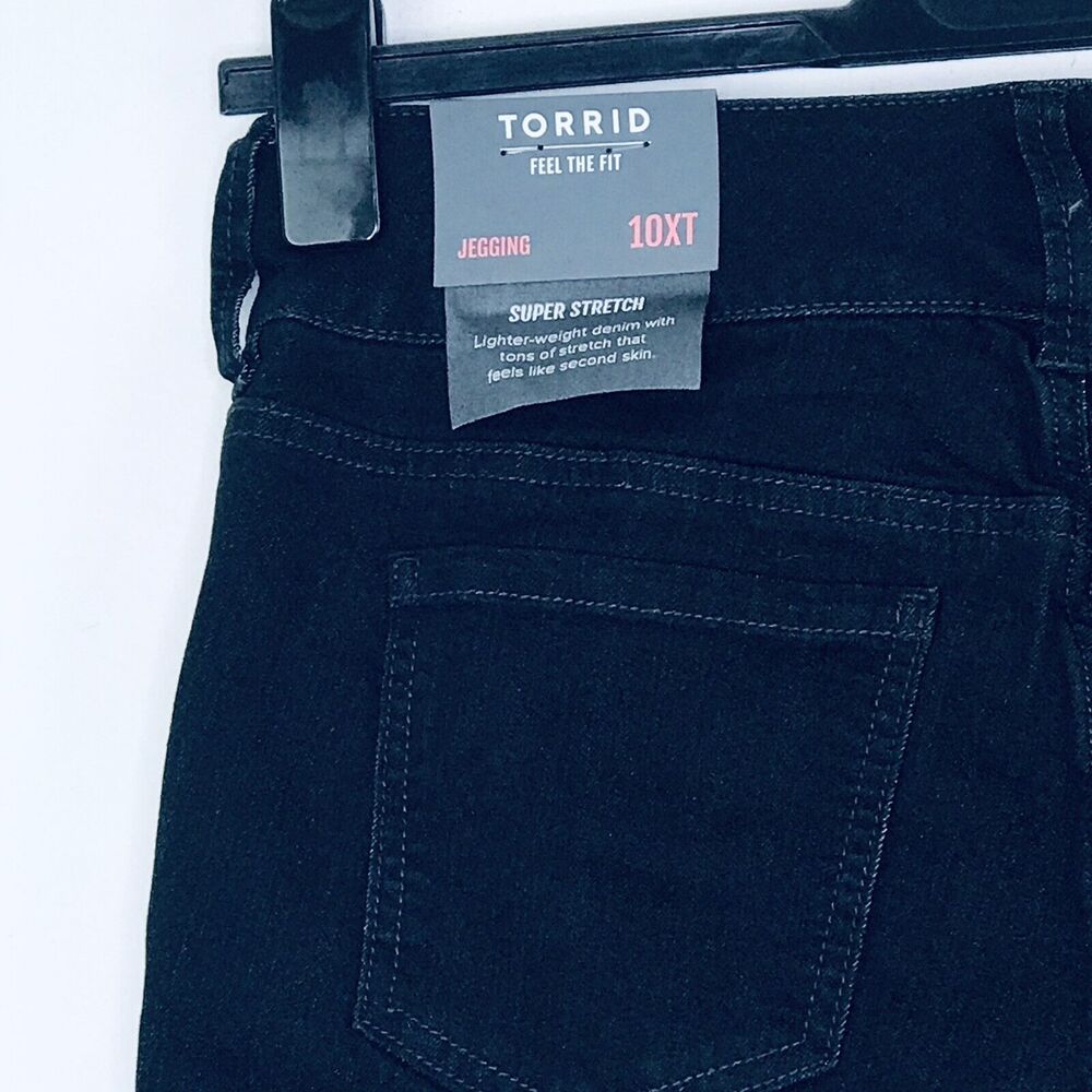 Torrid Women 10XT Jeggings Feel The Fit Super Stretch High Rise Dark Wash NWT I - Picture 6 of 6